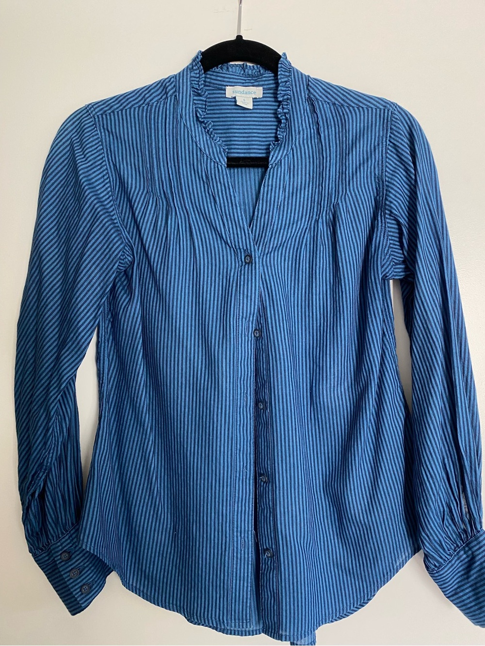 Sundance Blue Striped Blouse